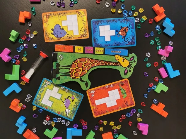 Ubongo Junior 3D Gra Planszowa Spostrzegawczość Logiczne Myślenie 5+ Egmont_5