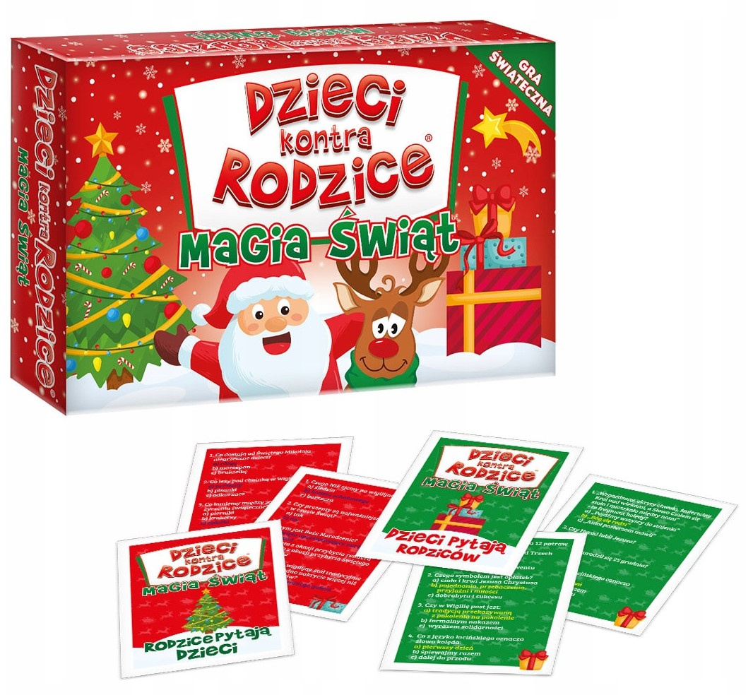 Dzieci Kontra Rodzice MAGIA ŚWIĄT Gra planszowa 6+ Kangur_1