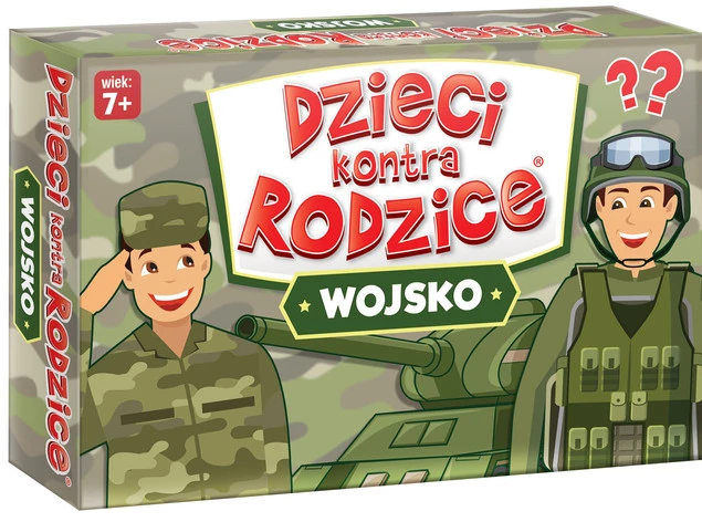 Dzieci Kontra Rodzice Wojsko Gra Rodzinna 7+ Kangur_2