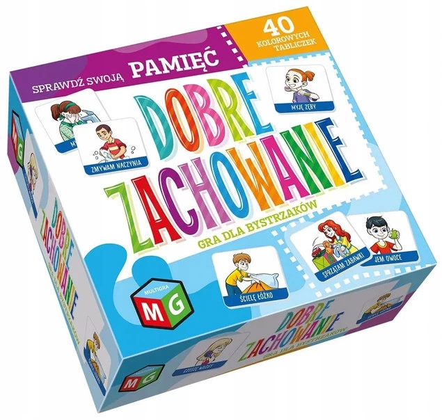 DOBRE ZACHOWANIE Gra Dla Bystrzaków Pamięciowa 3+ Multigra_2
