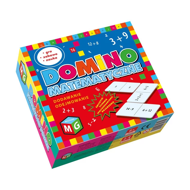 Domino Matematyczne DODAWANIE ODEJMOWANIE 6+ Multigra_2