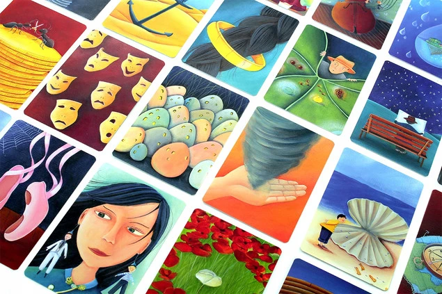 DIXIT Gra Planszowa Rodzinna Skojarzenia 8+ Rebel_7