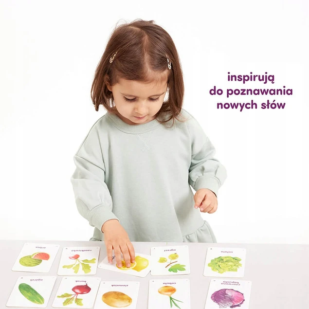 Karty Obrazkowe Owoce i Warzywa Edukacyjne Na Sznureczku 1+ CzuCzu_7