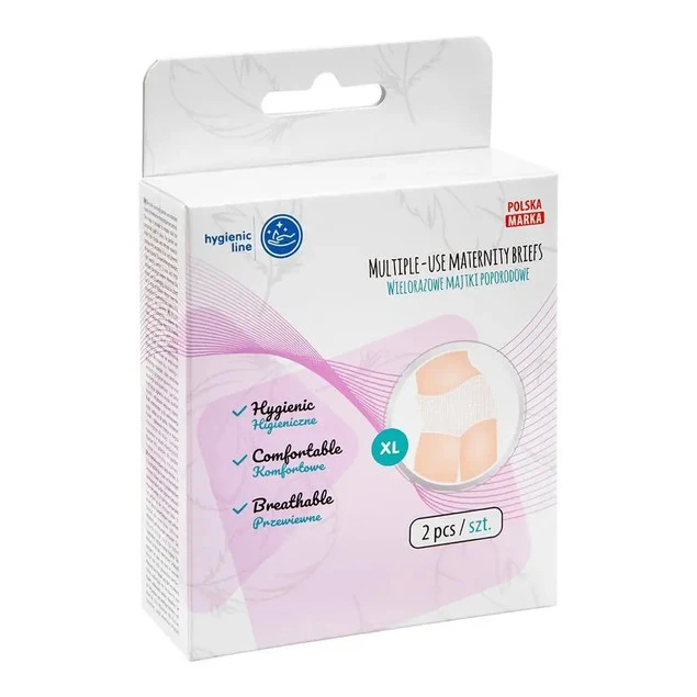 Majtki poporodowe siateczkowe Akuku - zbliżenie produktu