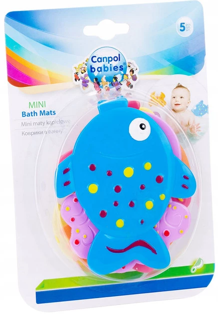 CANPOL Mata ANTYPOŚLIZGOWA Do Wanny Kąpieli Pod Prysznic Dla Dzieci 12x10cm_13