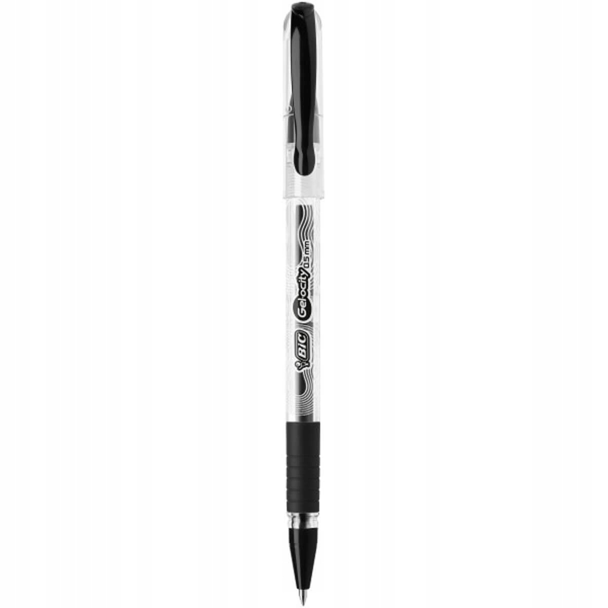 Długopis Żelowy 0.5 mm Czarny Gel-Ocity Stic Bic_5