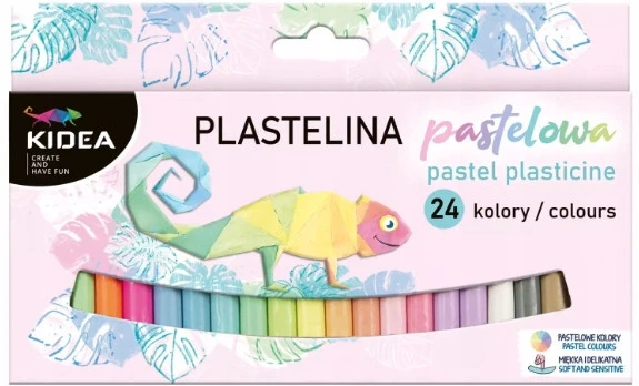 ZESTAW KIDEA PLASTELINA NEONOWA + PASTELOWA 48SZT._5