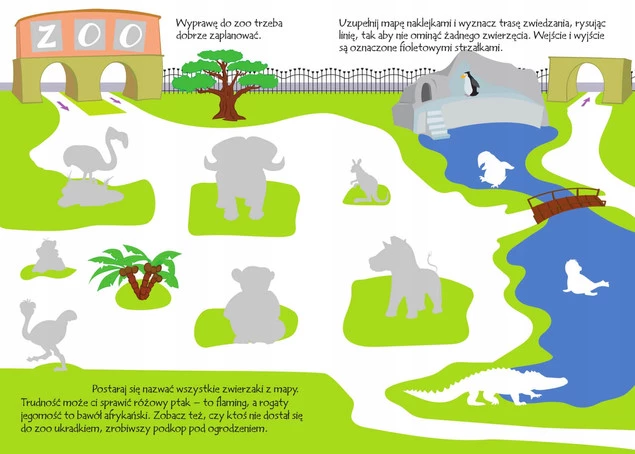 Akademia 4-Latka Czterolatka ZOO + Ponad 80 Naklejek Gorzkowska-Parnas SBM_2