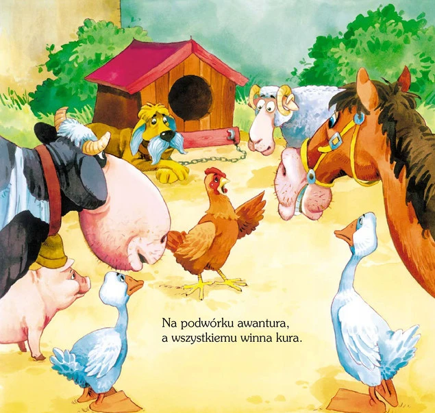 Awantura Na Podwórku Wiesław Drabik Bajki i Wierszyki 3+ Skrzat_2