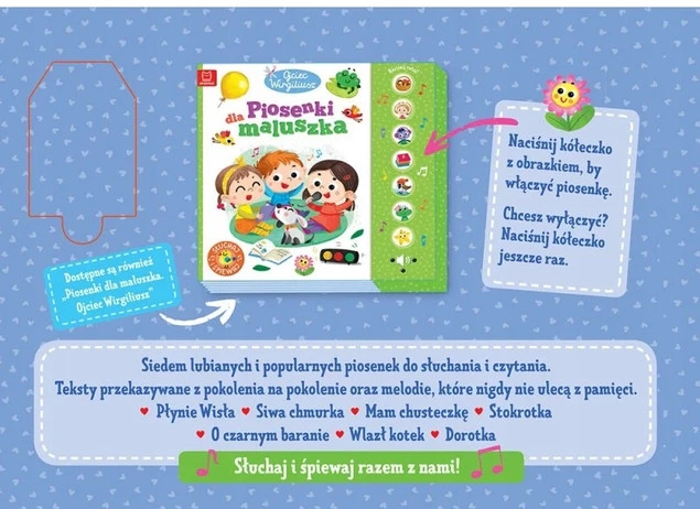 Wlazł Kotek Na Płotek Piosenki Dla Maluszka Słuchaj i Śpiewaj 0+ Aksjomat_3