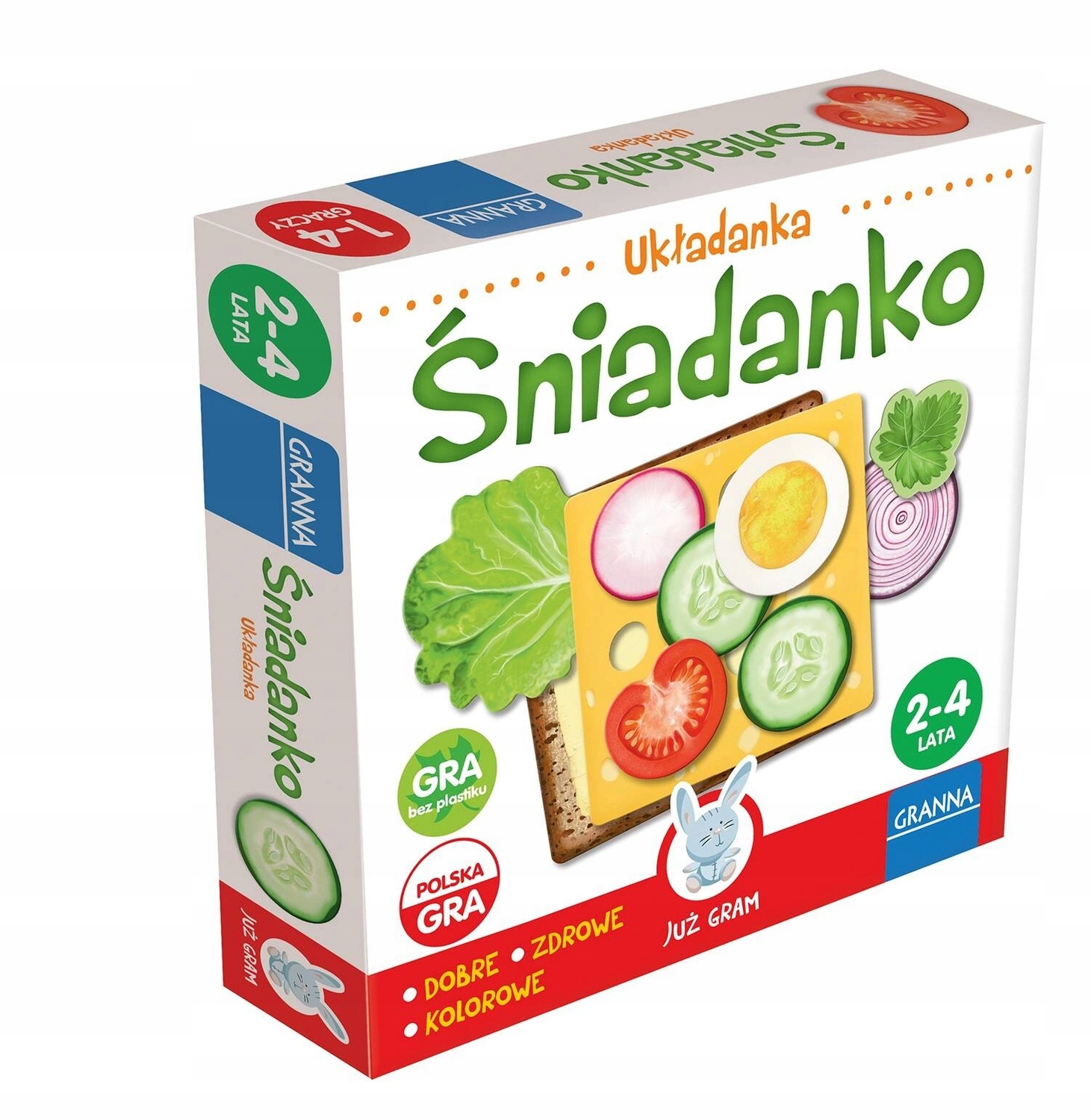 Śniadanko Układanka Montessori Gra Edukacyjna 2+ Granna 00395_4