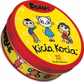 KICIA KOCIA Dobble Gra Karciana Rodzinna Spostrzegawczość 4+ Rebel_2