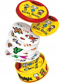 KICIA KOCIA Dobble Gra Karciana Rodzinna Spostrzegawczość 4+ Rebel_3