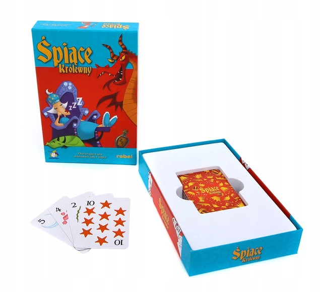 ŚPIĄCE KRÓLEWNY Gra Karciana Rodzinna 8+ Rebel_6