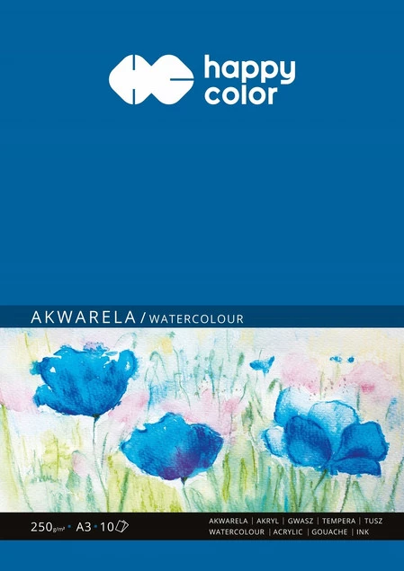 Happy Color BLOK DO AKWARELI A3 250g 10 Kartek_1