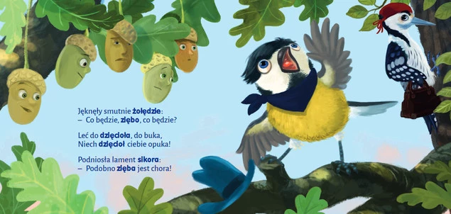 Ptasie Plotki Jan Brzechwa Bajki i Wierszyki 1+ Skrzat (TW)_2