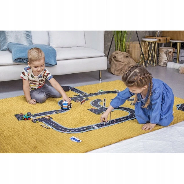 Duże Puzzle z Grą DROGA Układaj Trasy 3+ Kapitan Nauka_8