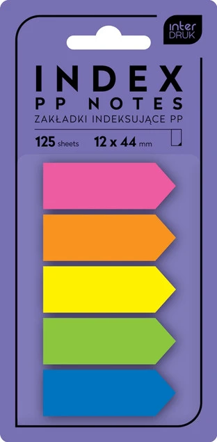Zakładki indeksujące strzałkowe Interdruk
