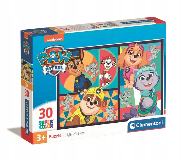 Ułożone puzzle Psi Patrol