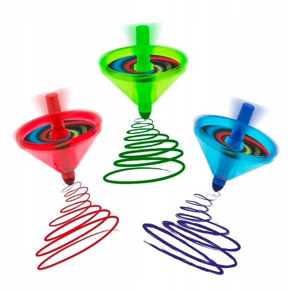 Wirujące Flamastry Markery 3 Kolory Bączki Szkolne Kidea_2