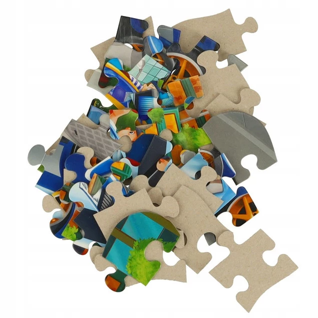 Puzzle 30 Układanka Auto POLICJA Pościg Pojazd Rabusie 4+ Castorland_4