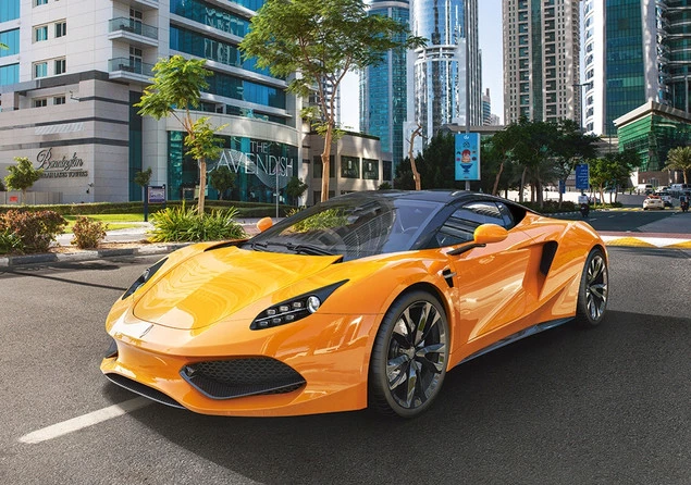 Puzzle 500 Układanka Samochód AUTO SPORTOWE Arrinera Hussarya 9+ Castor_1