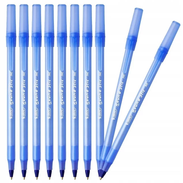 10x Długopis BIC Round Stic 1.0 mm NIEBIESKI_1