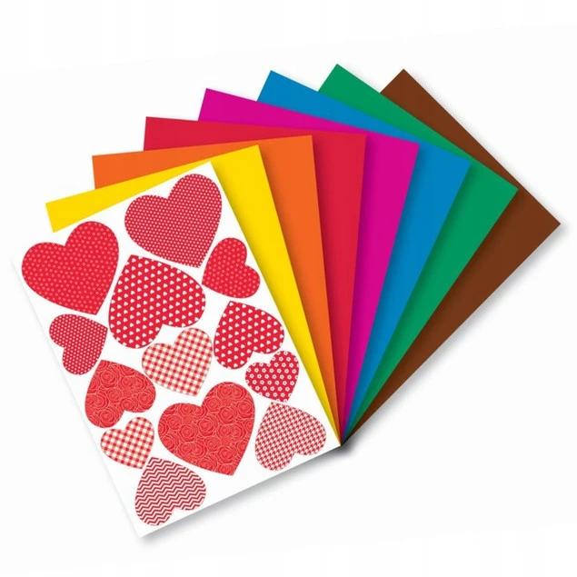 HAPPY COLOR Blok Wycinanka Samoprzylepna A4 8 Ark 8 Kartek_2