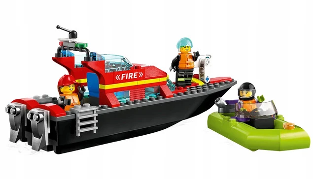 LEGO City Łódź Strażacka 144 el. 5+ 60373_9