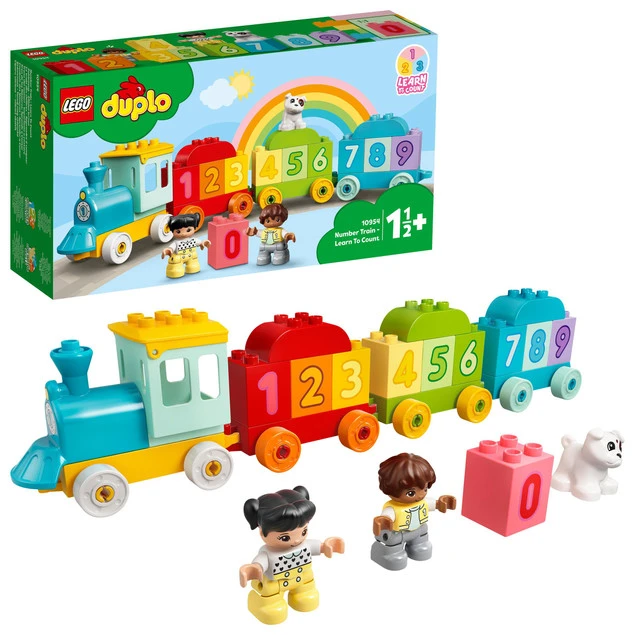 LEGO Duplo Pociąg z Cyferkami - złożony zestaw z figurkami