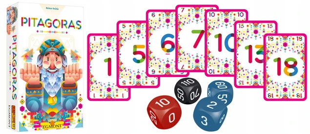 PITAGORAS Matematyczna Gra Planszowa Imprezowa 8+ Egmont_1