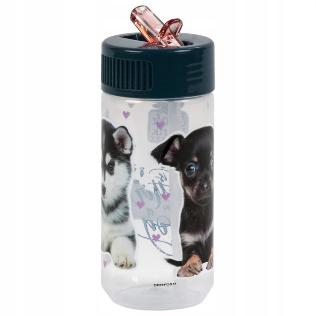 Zestaw ŚNIADANIÓWKA + BIDON 330ml PIESKI Psy Husky Derform_2