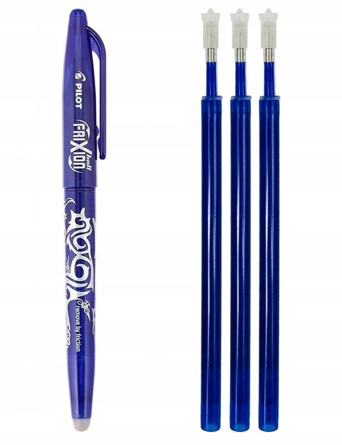 Długopis Zmazywalny Pilot Frixion + Wkłady 3 Sztuk_1