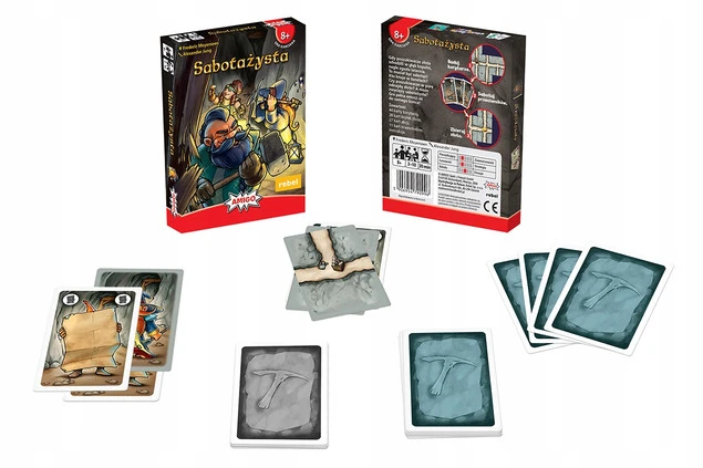 Gra Karciana SABOTAŻYSTA Emocjonująca Zabawa 8+ Rebel_6