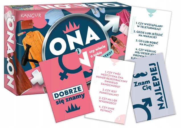 Ona i On Czy Wiecie O Sobie Wszystko? Gra W Pytania 16+ Kangur_1