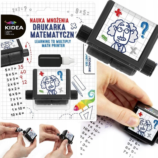 Drukarka Matematyczna DODAWANIE ODEJMOWANIE MNOŻENIE Kidea x3_2