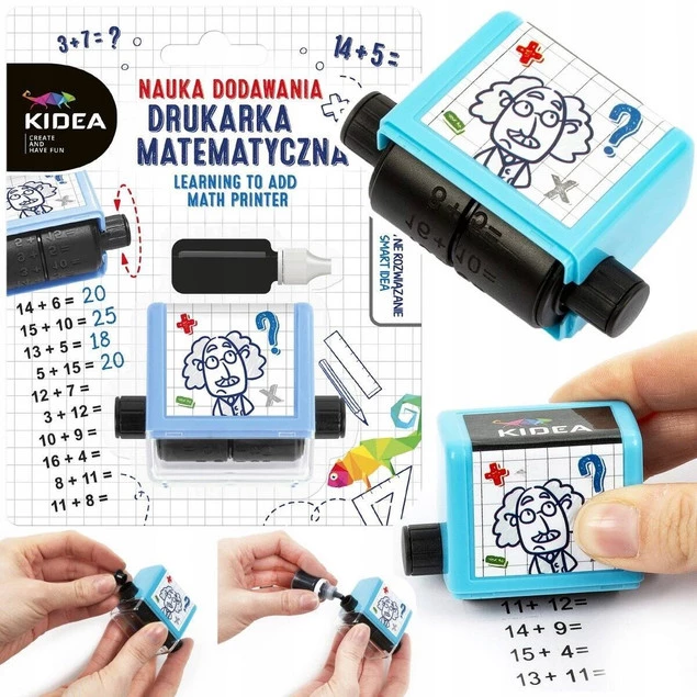 Drukarka Matematyczna DODAWANIE ODEJMOWANIE MNOŻENIE Kidea x3_3