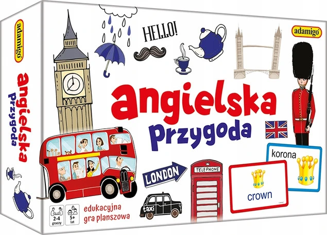 ANGIELSKA PRZYGODA Quiz Utrwalenie Słownictwa 5+ Adamigo_3