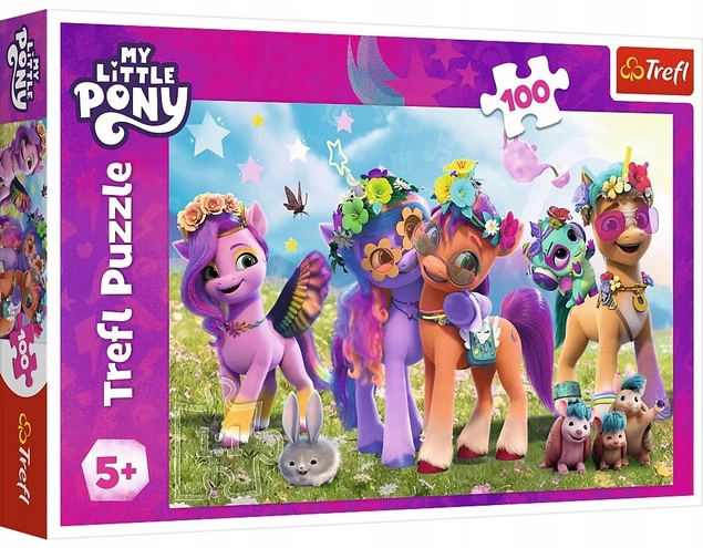 Puzzle 100 Układanka Pony KUCYKI Konie Koniki Koń Słodkie 5+ Trefl 16463_2