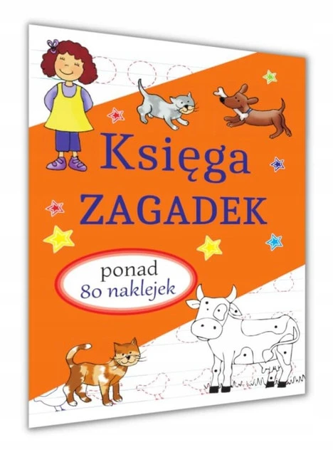 KSIĘGA ZAGADEK Łamigłówki Szlaczki Pisanie 3+ SBM_1
