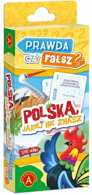 Quiz Prawda Czy Fałsz? Polska Jakiej Nie Znasz Planszowa 10+ Alexander 2759_1