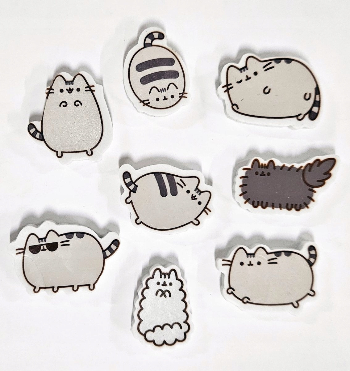Zestaw Gumek Do Mazania Gumka PUSHEEN Kot 8 Sztuk St. Majewski_2