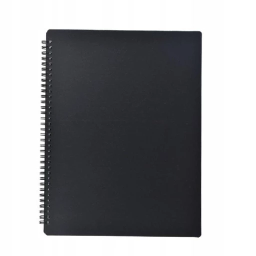 Skoroszyt PP A4 Miękki Wpinany 10szt CZARNY Biurfol_3