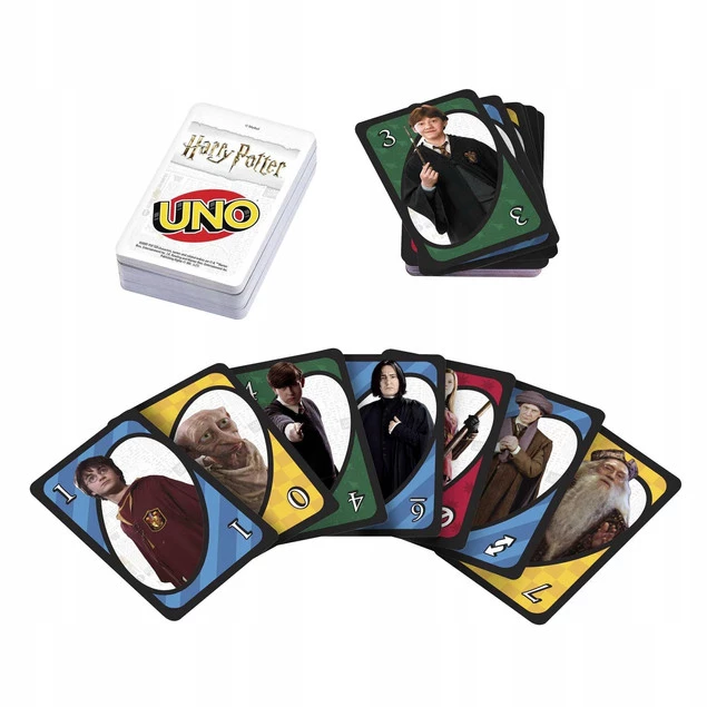 UNO HARRY POTTER Karty Do Gry Gra Karciana 7+ Mattel_2