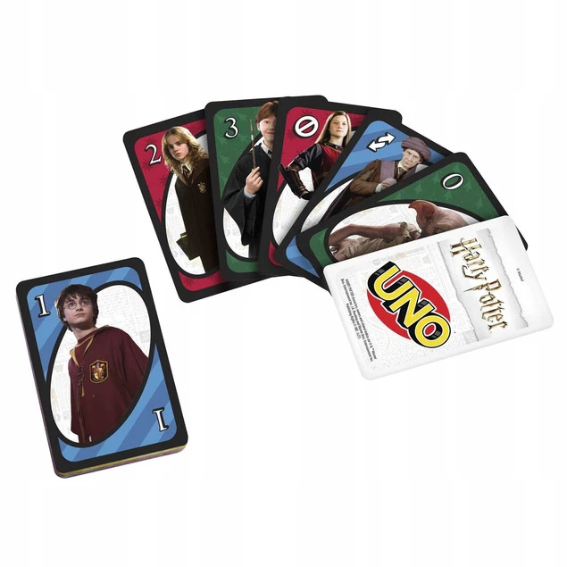 UNO HARRY POTTER Karty Do Gry Gra Karciana 7+ Mattel_3
