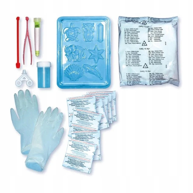 Fluorescencyjne Kryształy Stwórz Własne Kryształy Naukowa Zabawa Clementoni_3