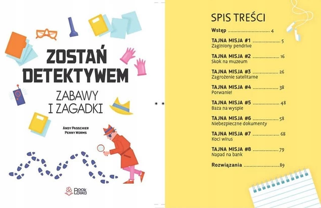 Zostań Detektywem Zabawy i Zagadki Penny Worms 7+ Bookolika_2