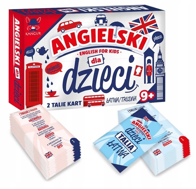 ANGIELSKI DLA DZIECI Wesoła Gra Edukacyjna 9+ Kangur_1