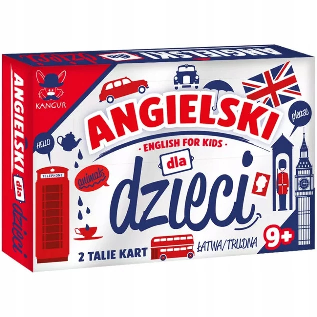 ANGIELSKI DLA DZIECI Wesoła Gra Edukacyjna 9+ Kangur_2