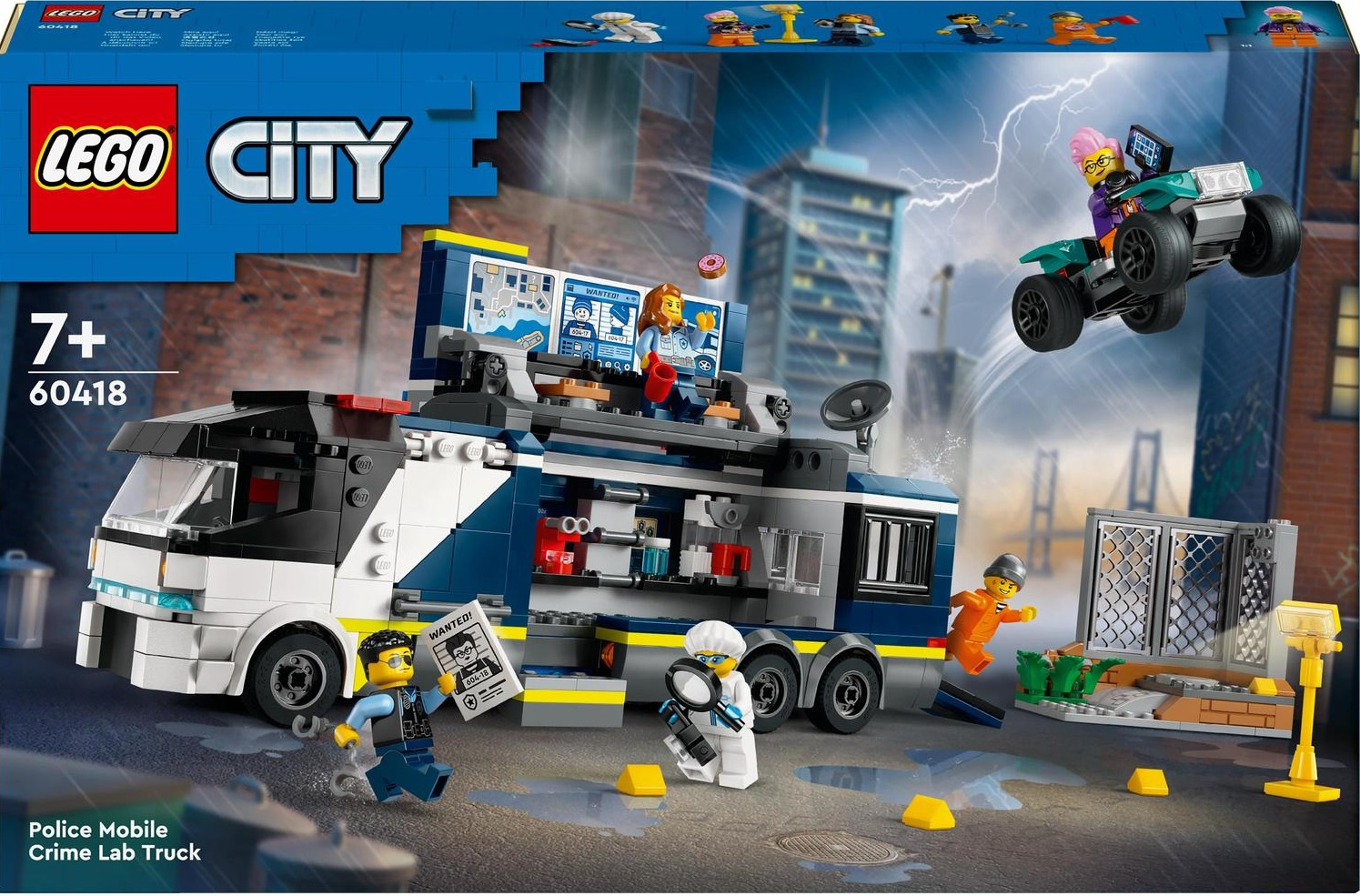 LEGO City Policyjna Ciężarówka Z Laboratorium Kryminalnym 674 el. 7+ 60418_14